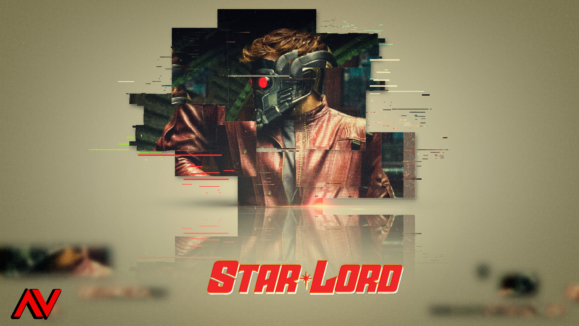 artstation star lord glitch effect
