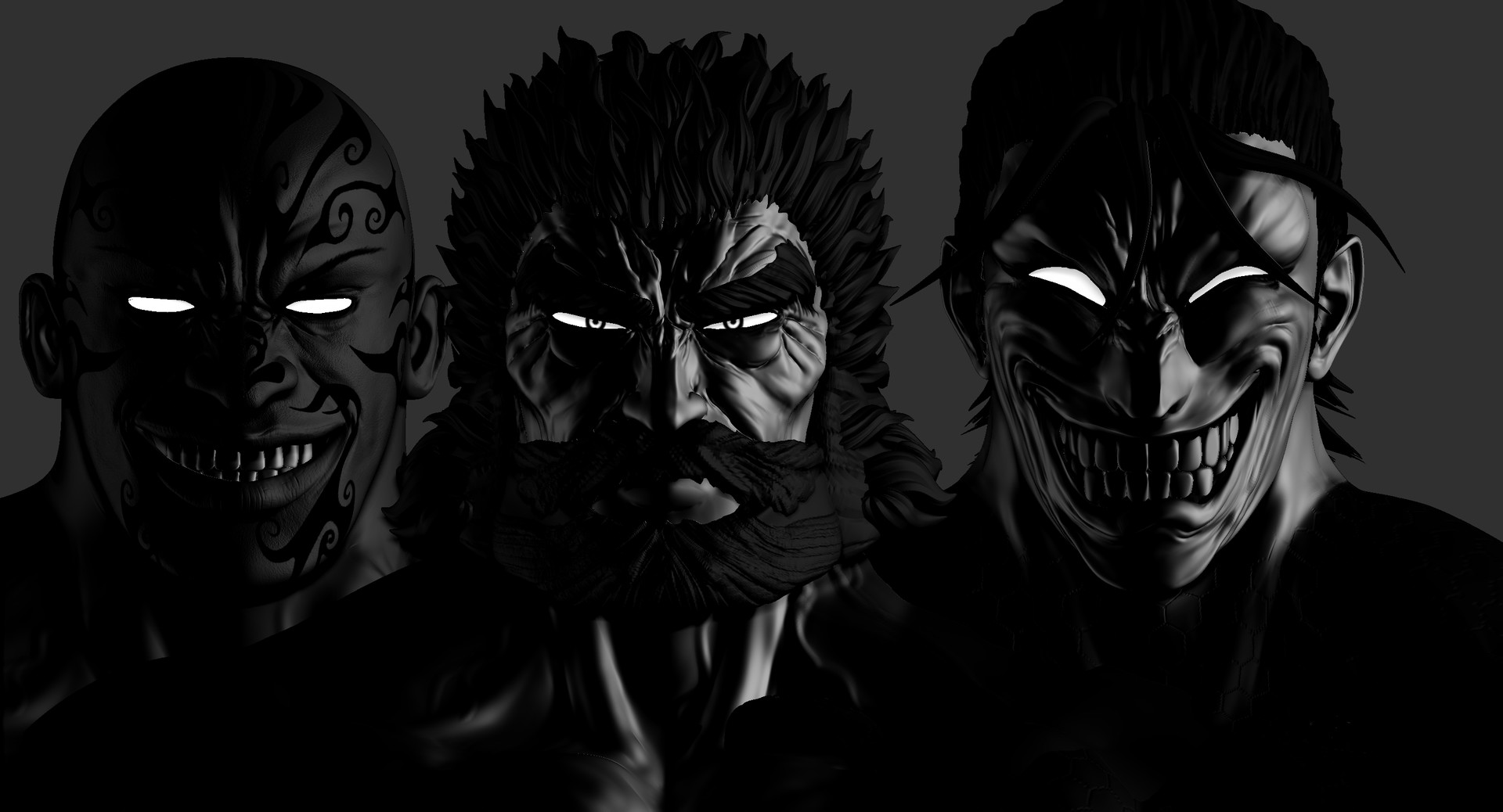 Sacha Delon - 3D Sketchbook & Work in progress (Kengan Asura & Baki