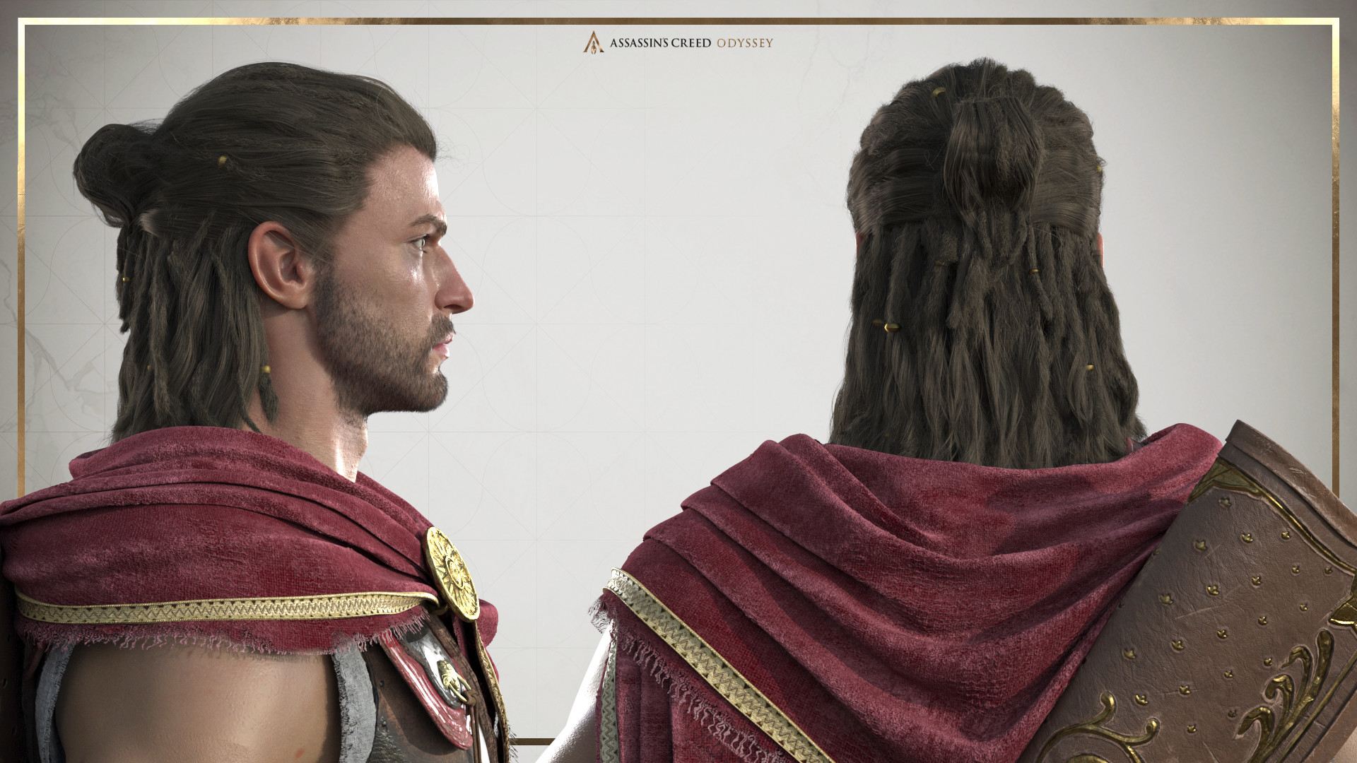 Ассасин крид одиссея 1.5 3. Алексиус Assassins Creed Odyssey. Алексиос Assassins Creed прическа. Assassins Creed Odyssey прически. Прическа Алексиоса.