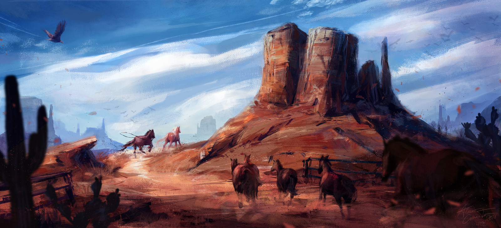 Final artwork "strange clouds" version