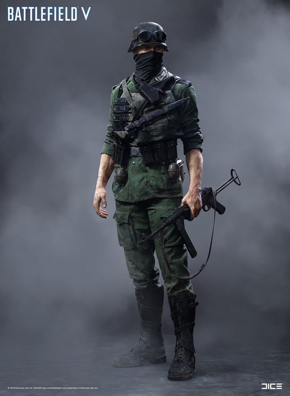 "Battlefield V" - Axis Assault, MP Soldier - Concept Art