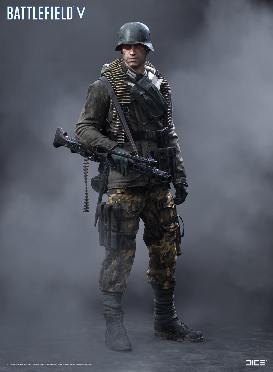 "Battlefield V" - Axis Support, MP Soldier - Concept Art