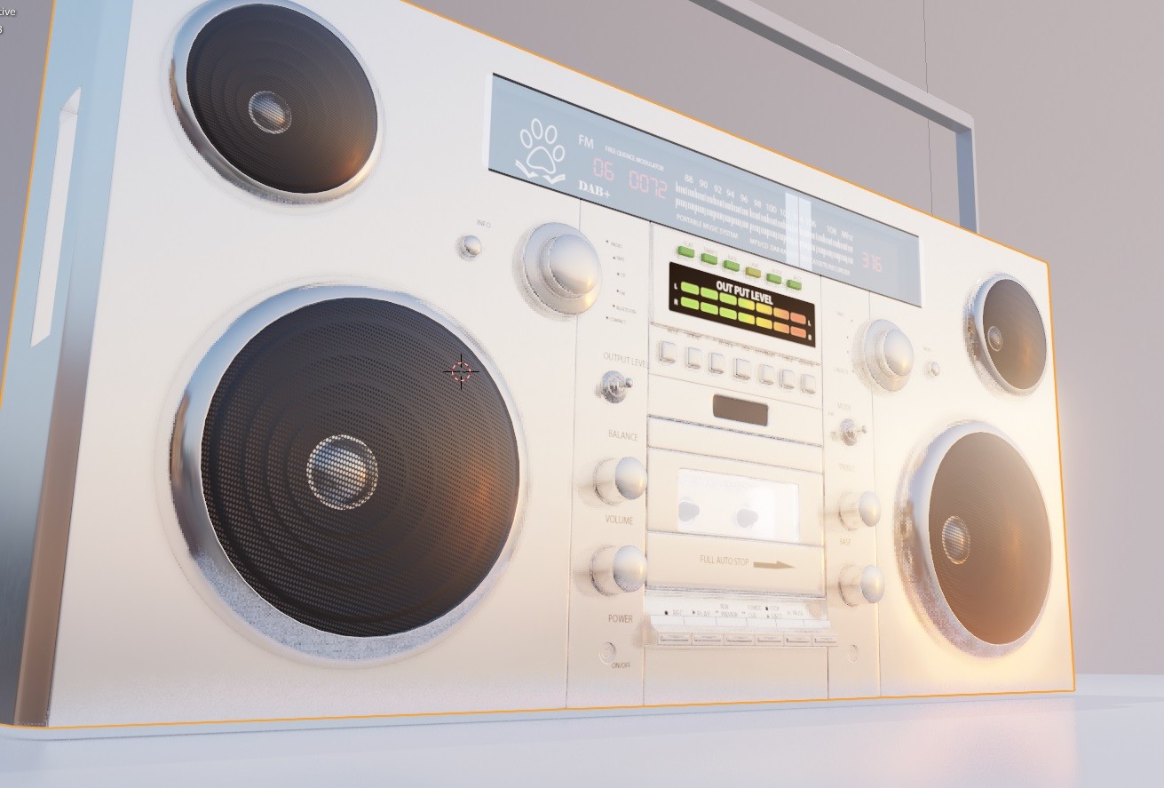 Esmilesvfx Businge Ismail Boombox Vintage Music Player