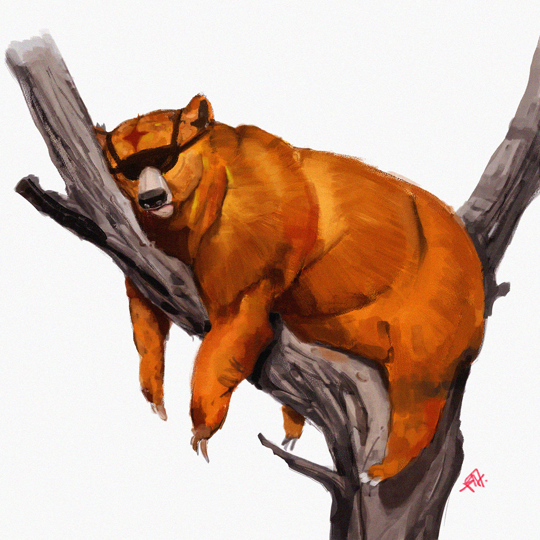 ArtStation Bear Nap
