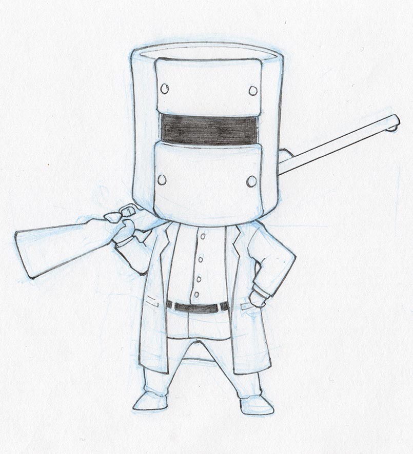 Sanny A. Argullozos - Ned Kelly And The Alien Chibi
