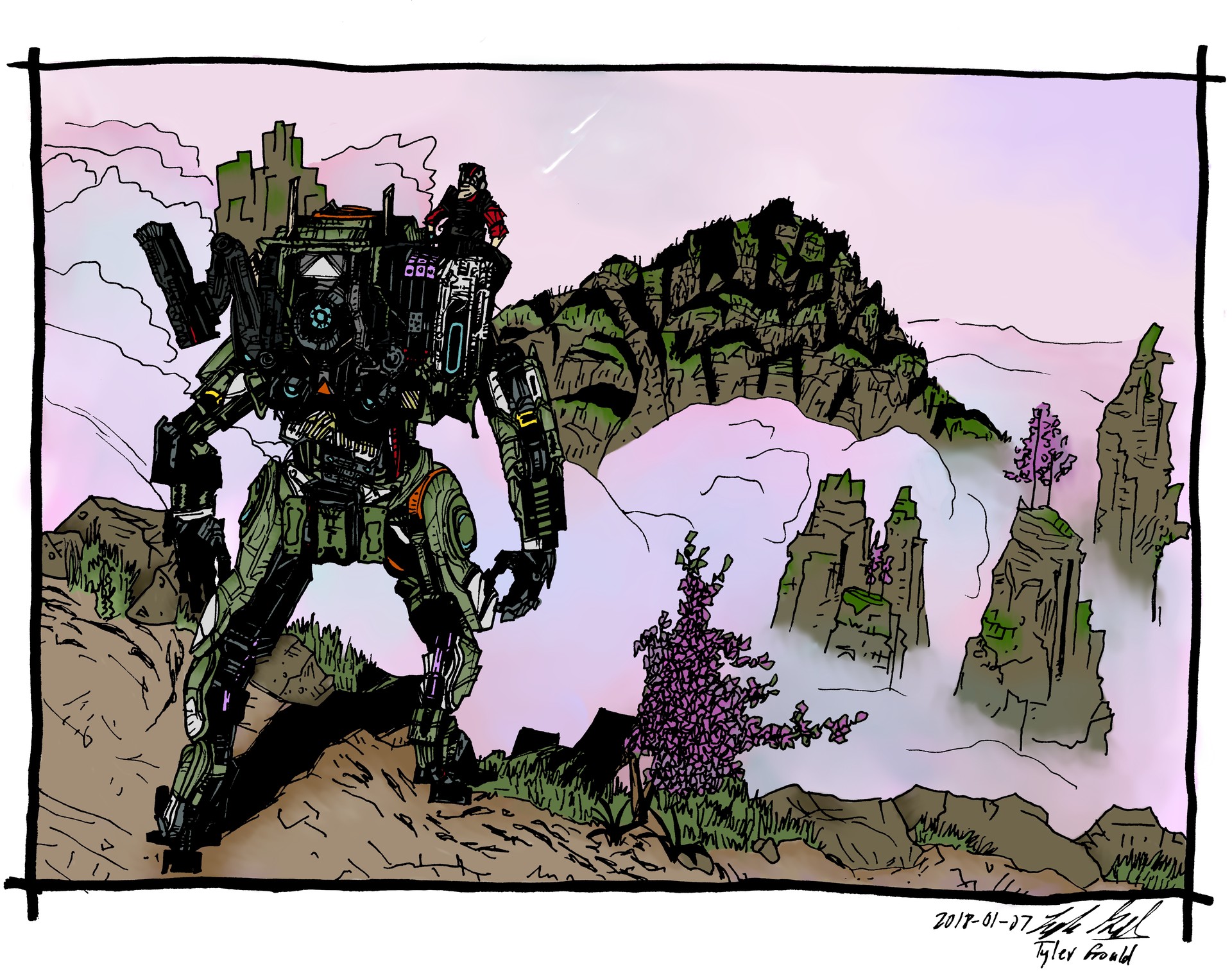 Artstation Titanfall 2 Jack And Bt Fan Art