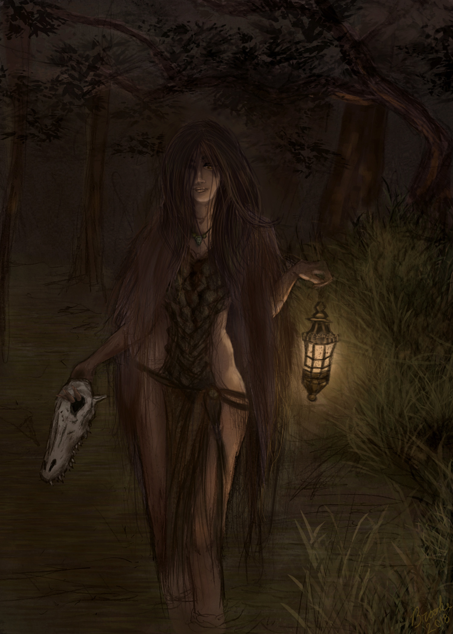 Artstation Swamp Witch Brooke Elliott