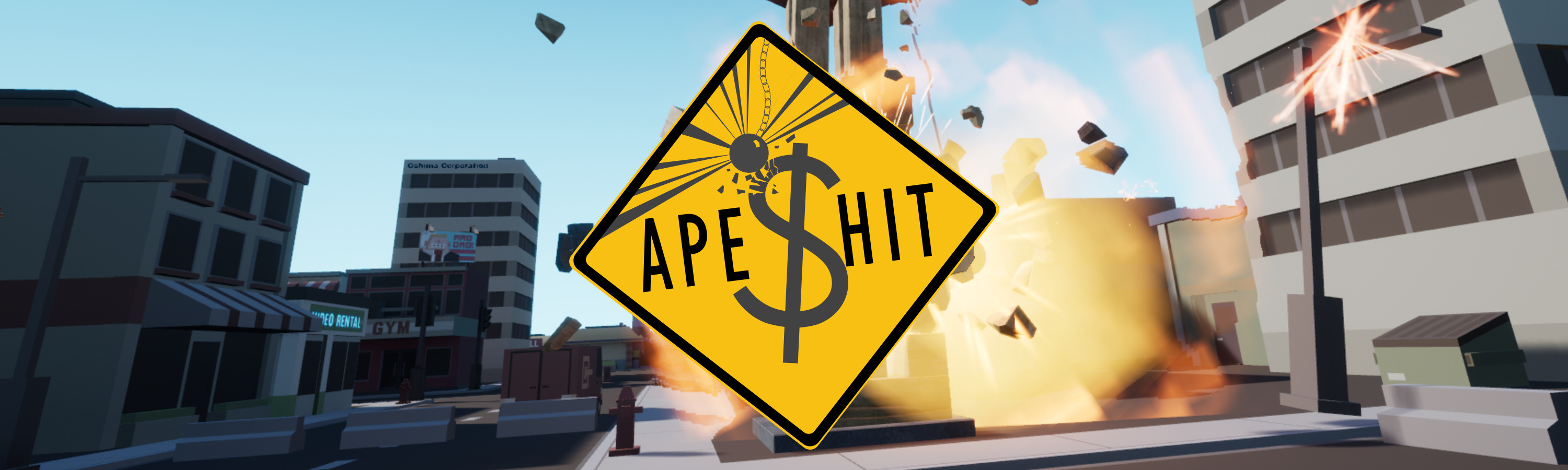 Ape$Hit Hero Shot for Oculus store
Photoshop