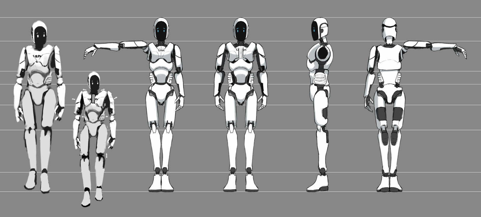 Character turn around 