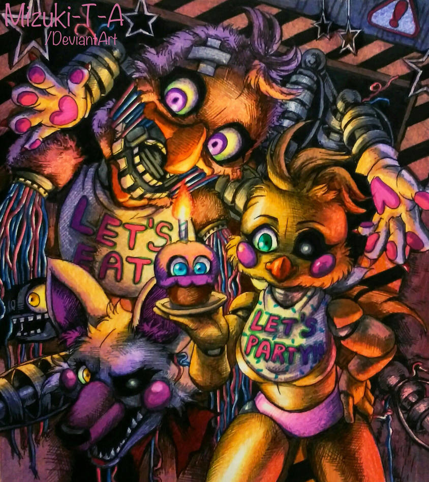 Artstation Fnaf 2 Fanart Mizuki T A