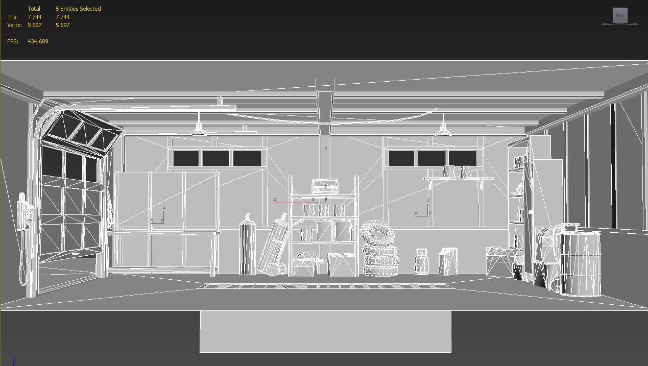 Polycount and wireframe