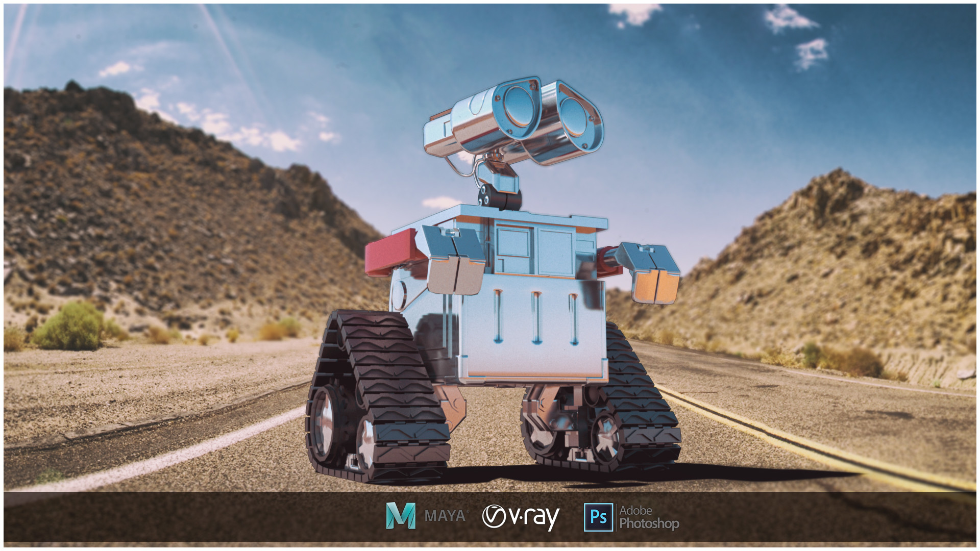 ArtStation WALL E DAY Light shading