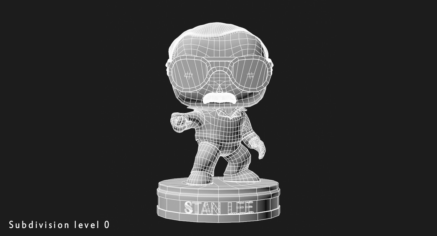 ArtStation - Stan Lee Funko Pop