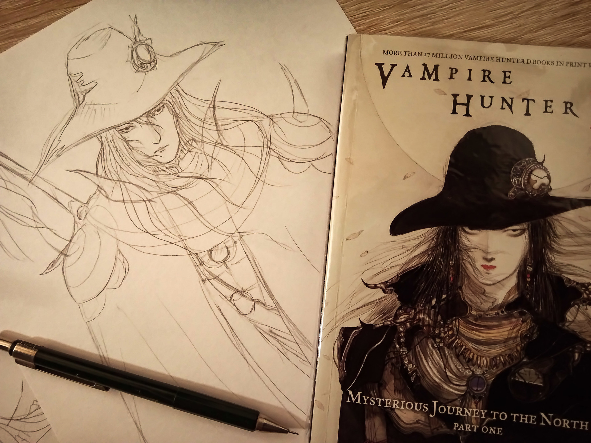 Hallowie (Hal) - Vampire Hunter D Fan Art: Whispering