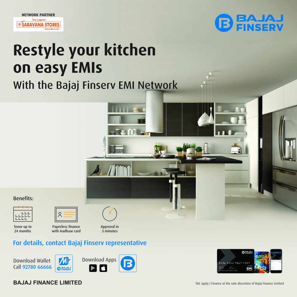 Bajaj finance store modular kitchen