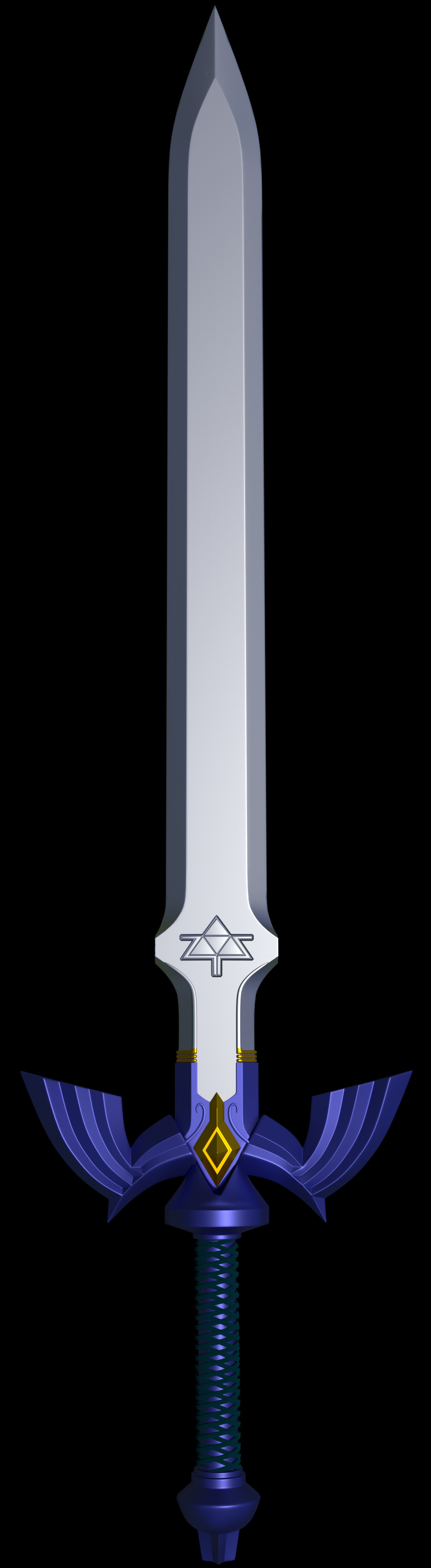 Artstation Hylian Shield And Master Sword From The Legend Of