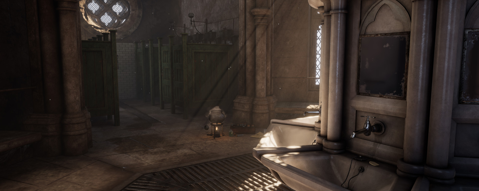 Artstation Moaning Myrtle S Bathroom Ekaterina Zinovieva