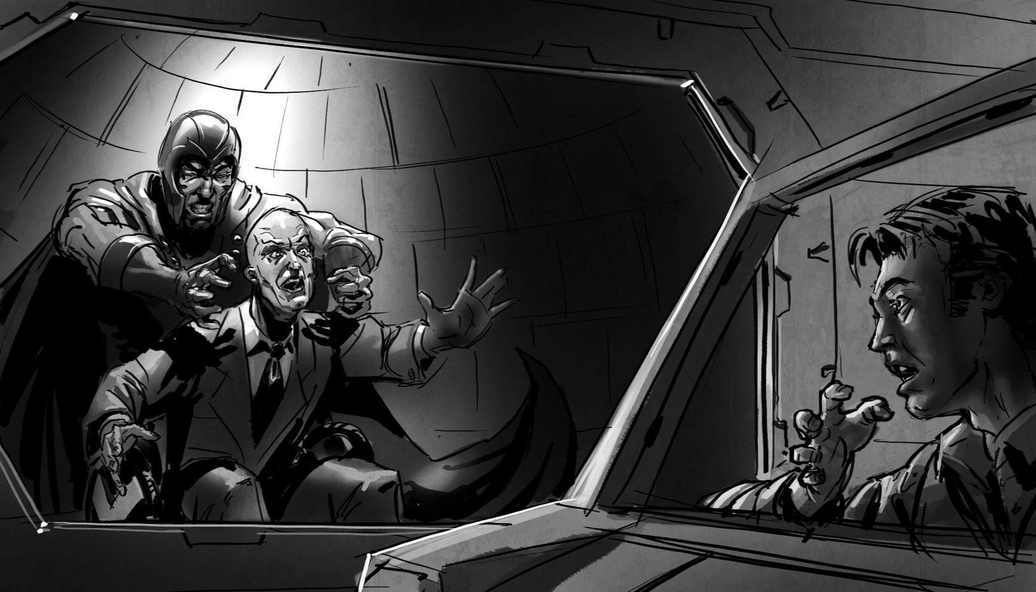 Dr. Xavier congratulates us from inside Cerebro for tapping into our hidden powers. But Magneto appears behind him! It looks like he's doomed until--