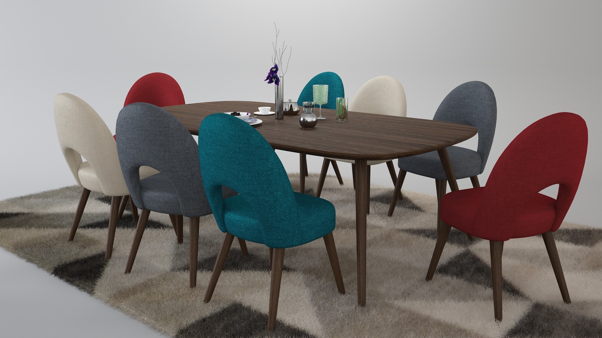 Artstation Trendy 3d Furniture Rendering Model Of Dining Table By Truecadd Gaurang Trivedi