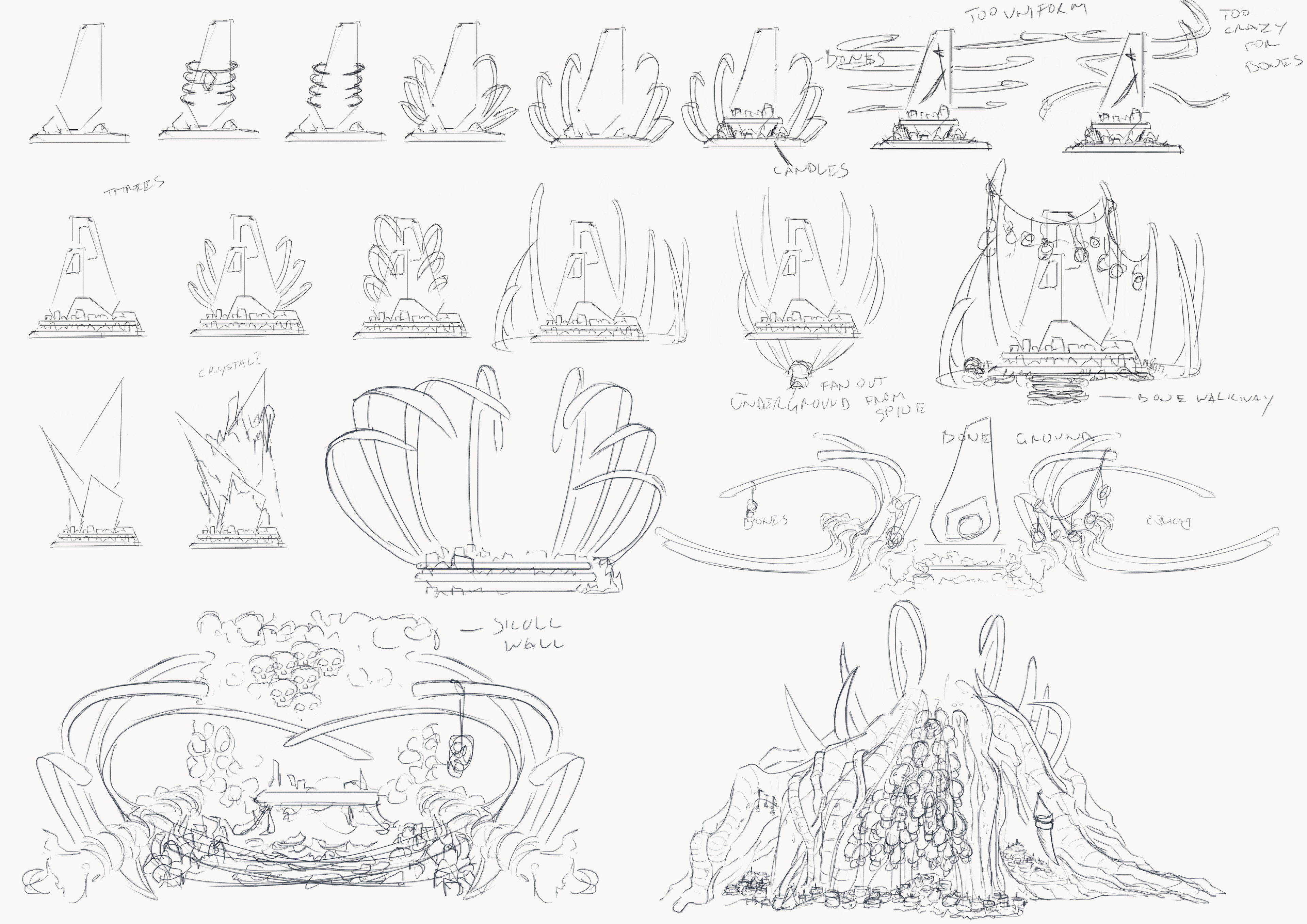 Initial Idea sketches
