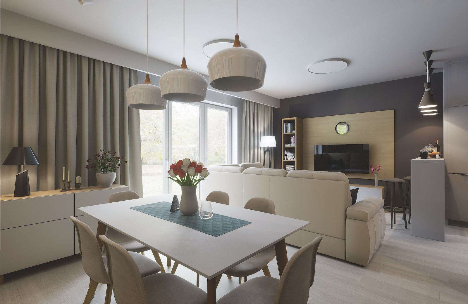SegHouse Interior -  Kitchen + Living Room ( Unreal Engine / UE4 )