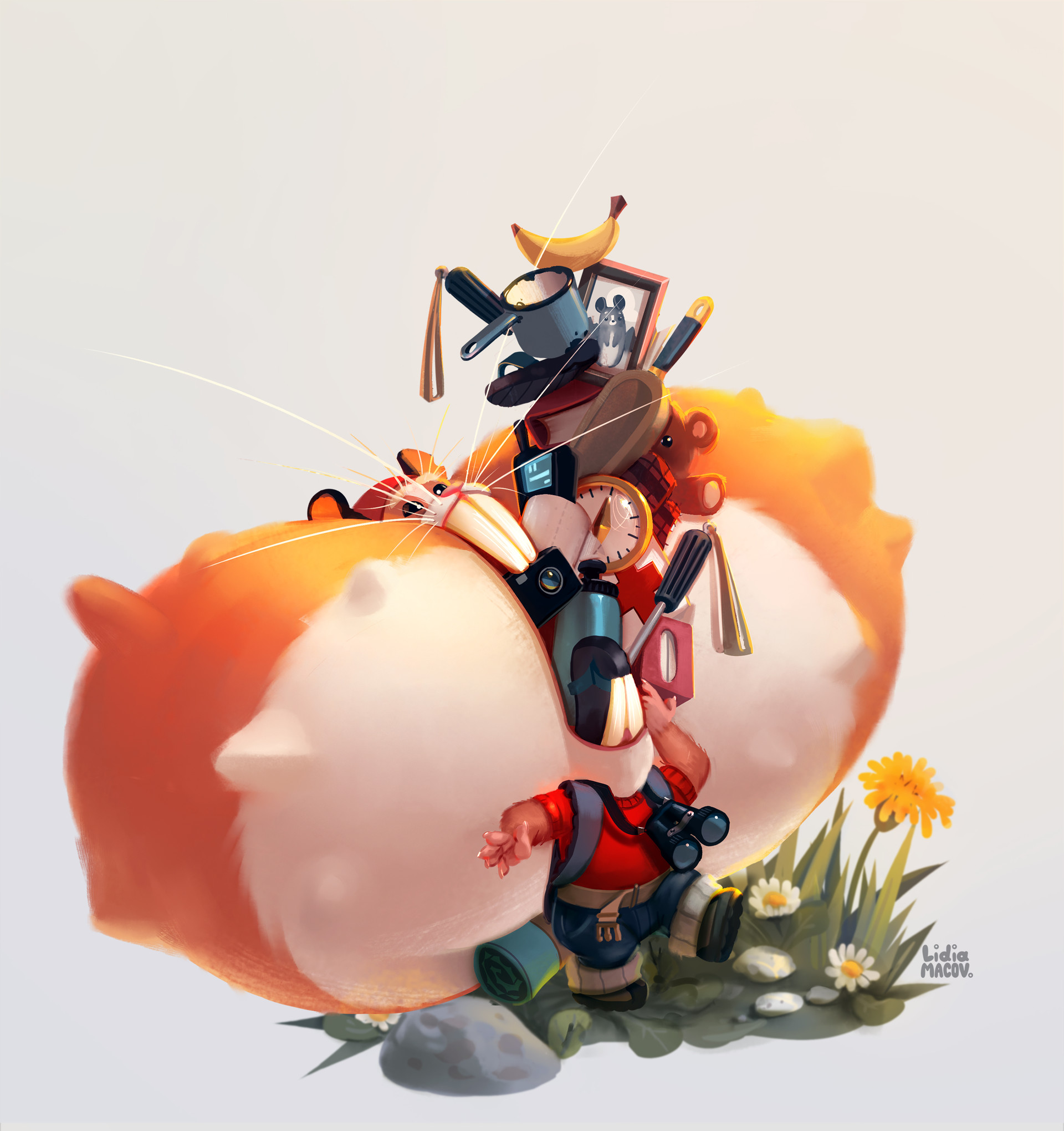 Artstation Hoardin Hamster Lidia Macov