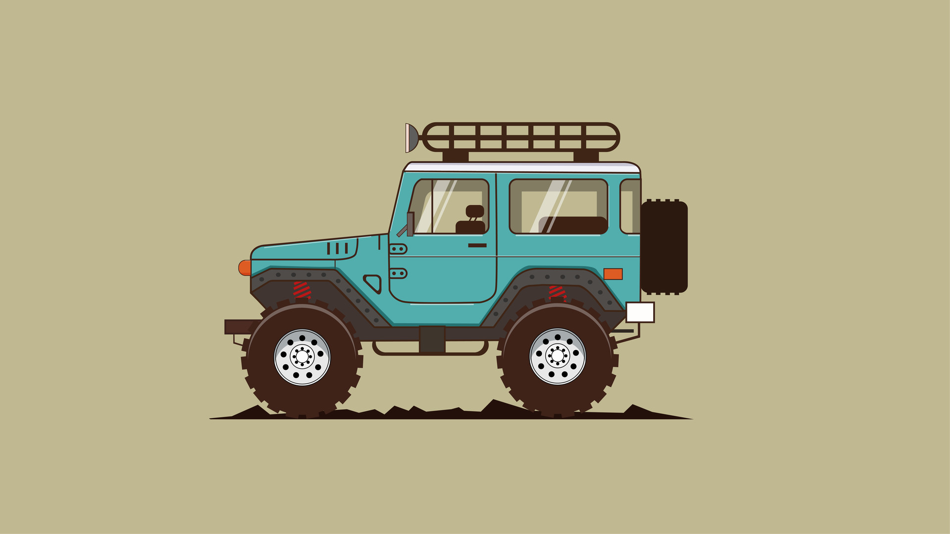 ArtStation - Jeep Illustration, Tuğçe Yakar