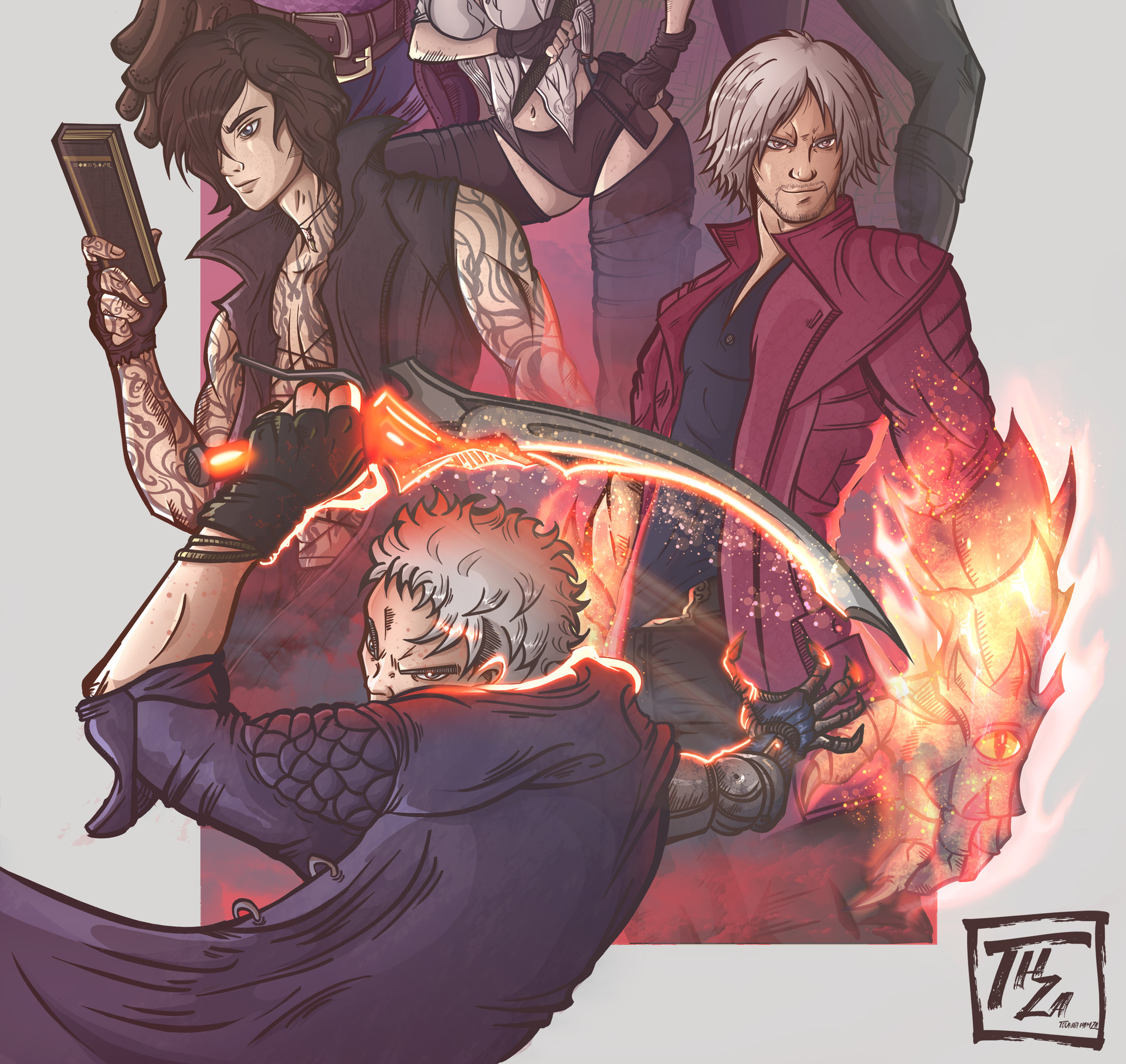 Artstation Devil May Cry 5 Artwork In My Style Hamza Touijri The show was produced by the anime studio madhouse and was directed by shin itagaki. artstation devil may cry 5 artwork in