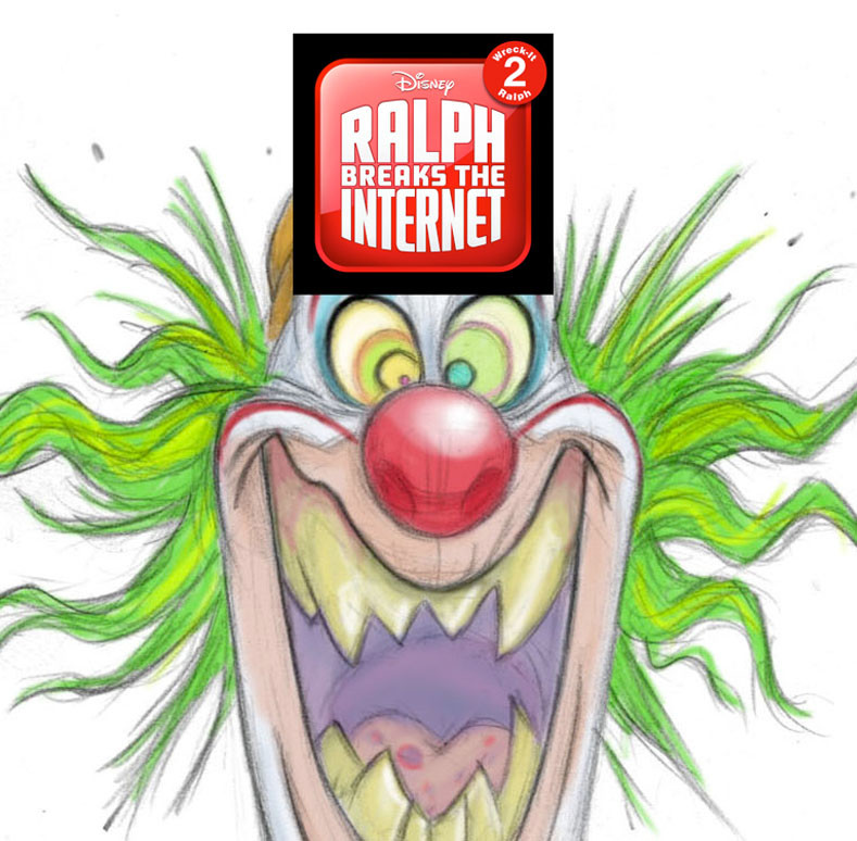 Oude man Alvast Defecte jeff merghart - Ralph Breaks The Internet: Killer Clowns of Slaughter Race