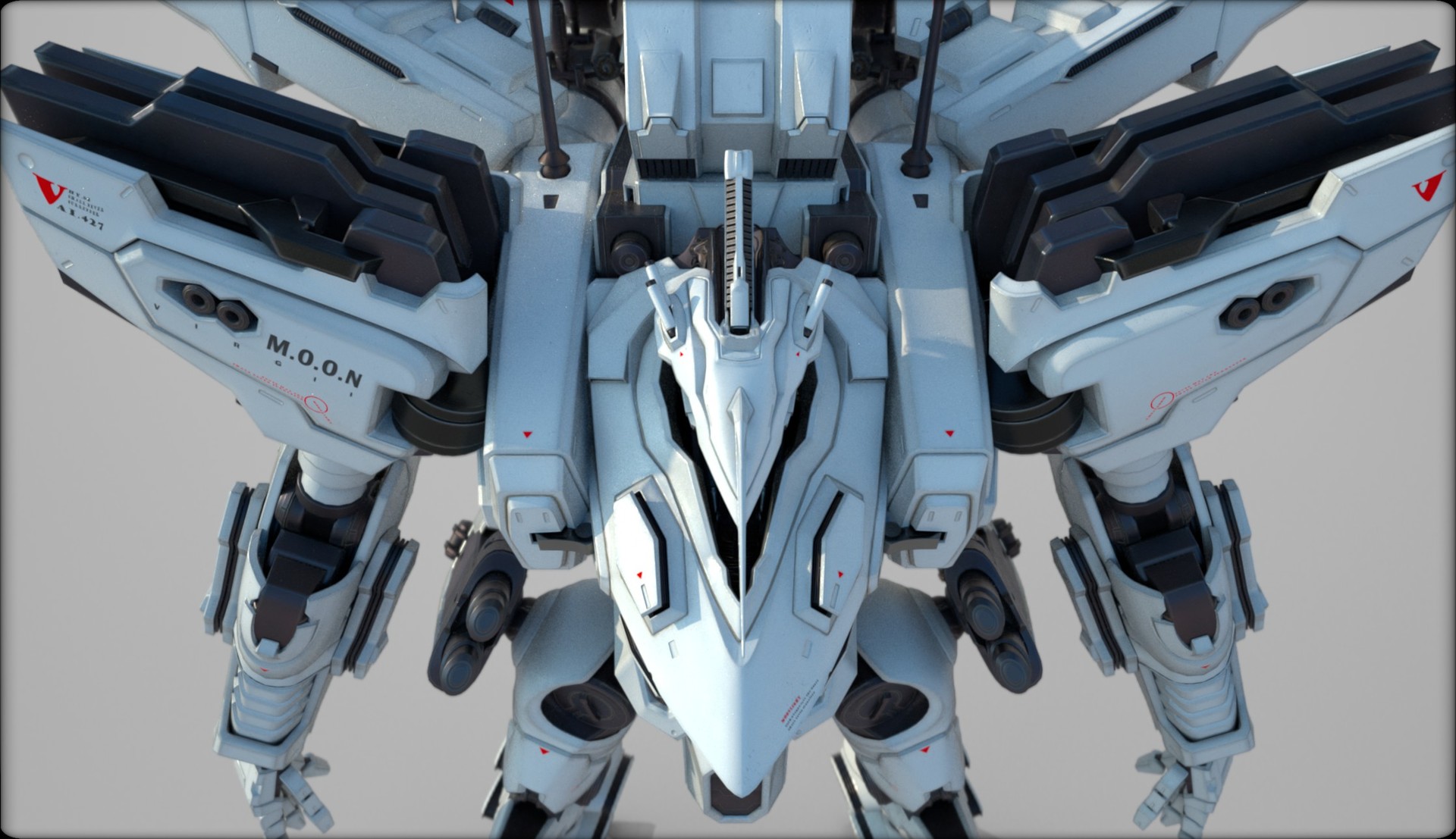 ArtStation - Armored Core 4 Answer - White Glint & V.O.B.