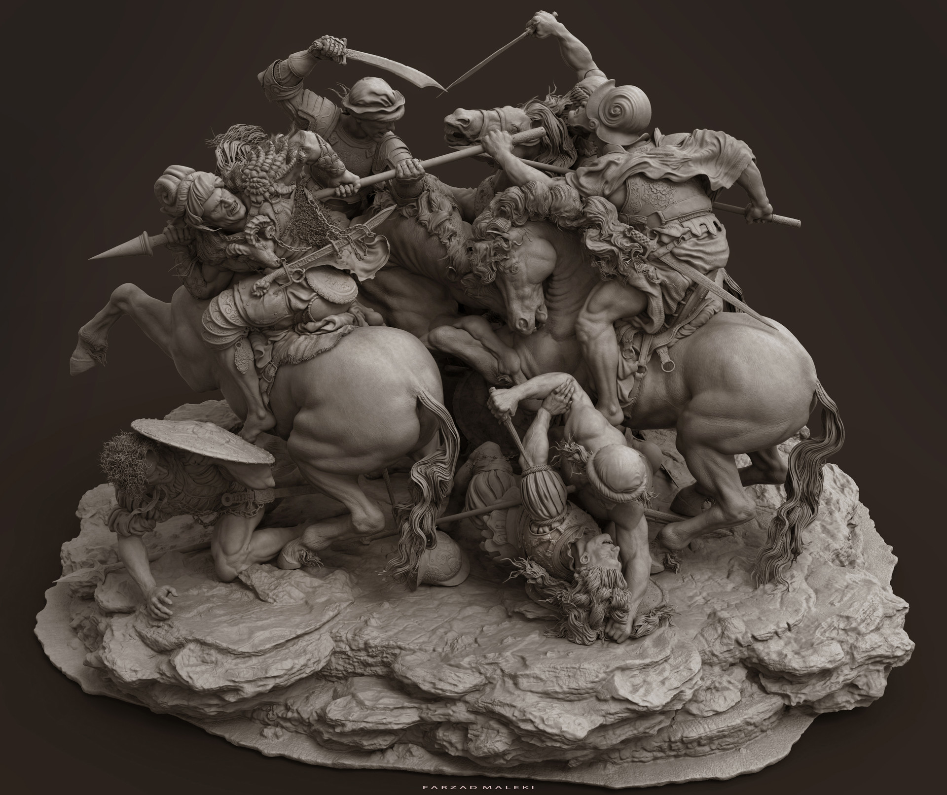 Leonardo Da Vinci Paintings The Battle Of Anghiari