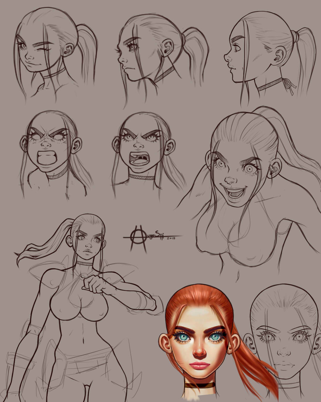 Hugo Shi Red Hair Warrior Do you like this look? hugo shi red hair warrior