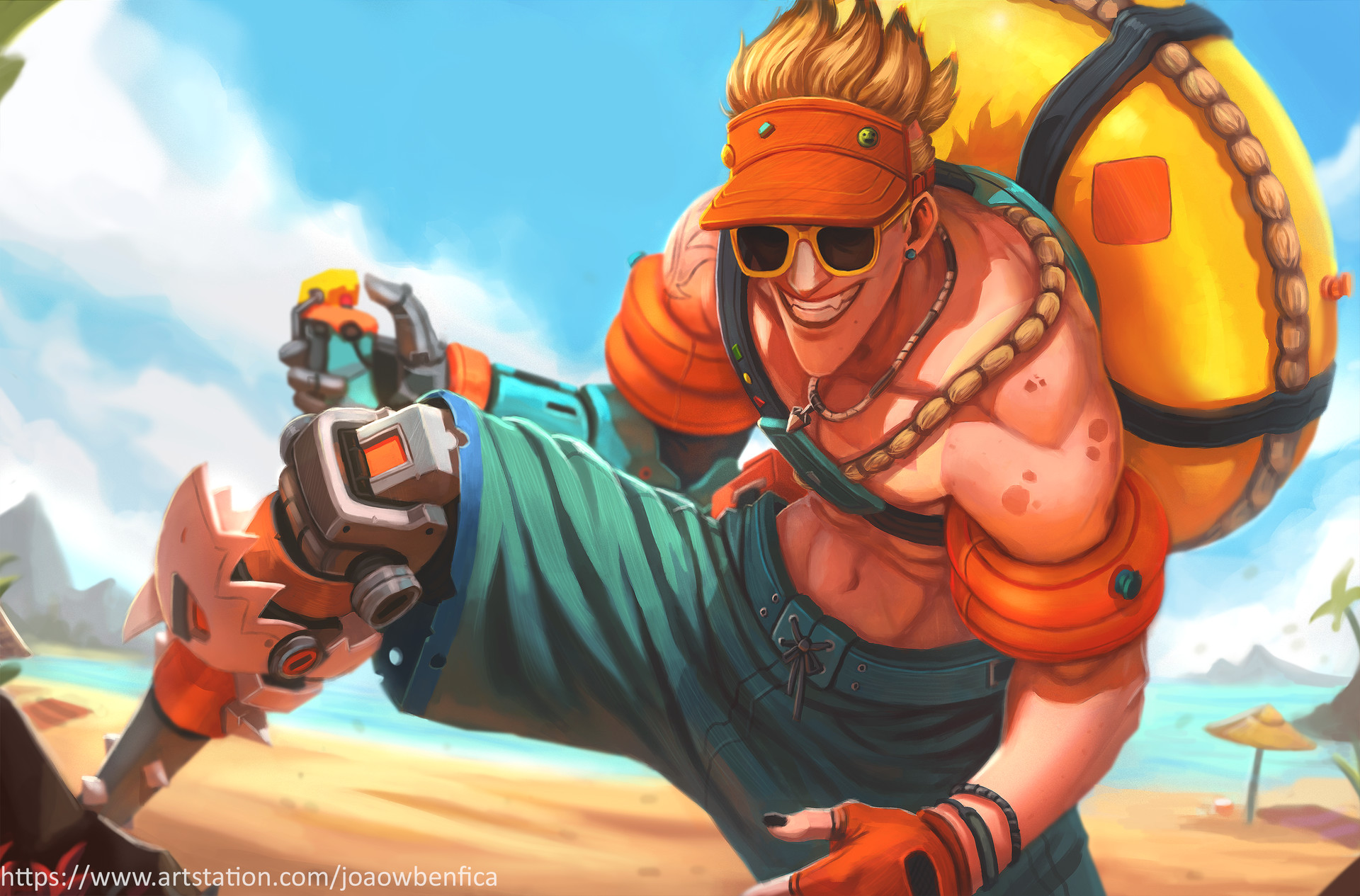 Joao Vagner Junkrat Skin Beachrat Psssh cheese french guy, i see what i made this b/c my most played is junkrat and i always used his rare skins because i didn't like the. joao vagner junkrat skin beachrat