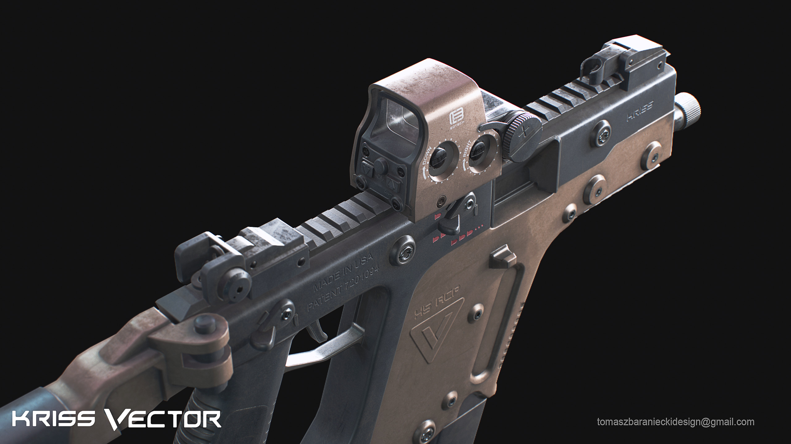 Kriss vector чертеж
