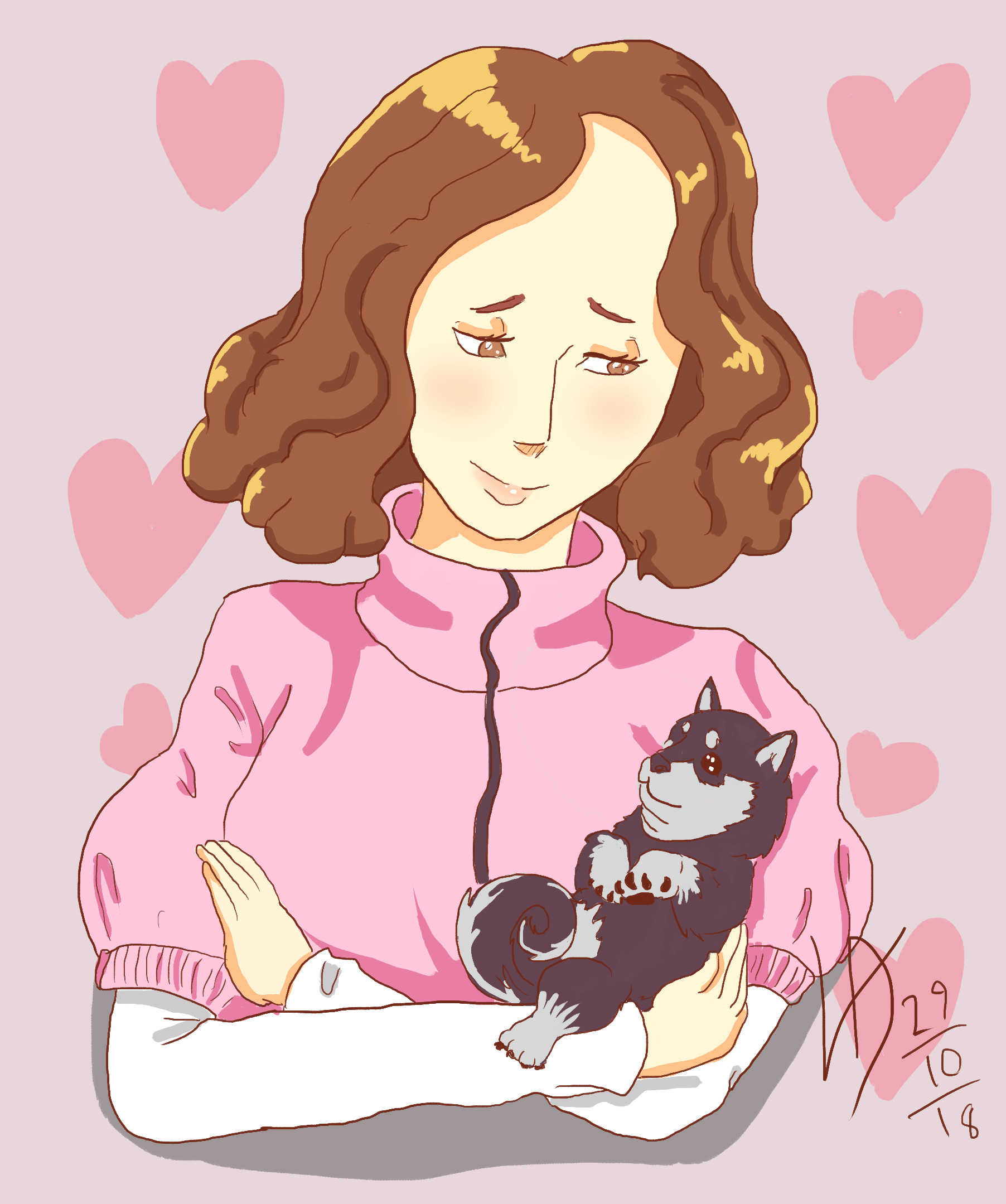 ArtStation - 29 - Haru, Mother of Shiba (Persona 5 tribute)