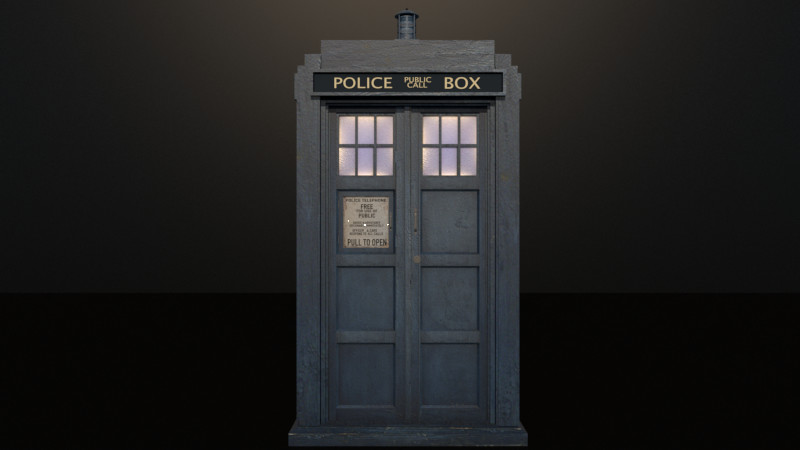 Alexander 16 9th 10th Doctor S Tardis Exterior Series 1 3 4