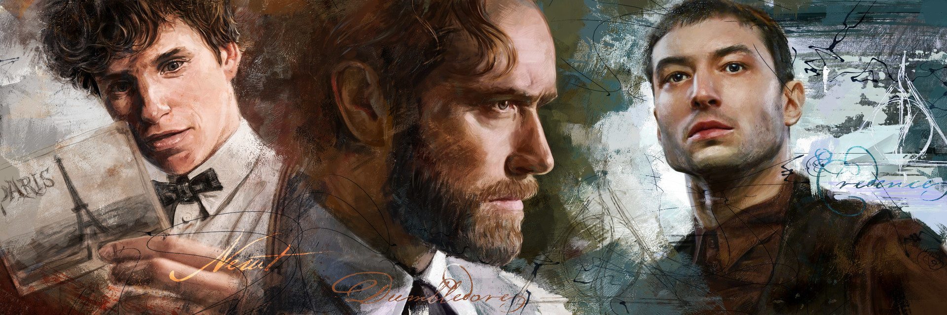 Cheryl Savala Fantastic Beasts Portraits