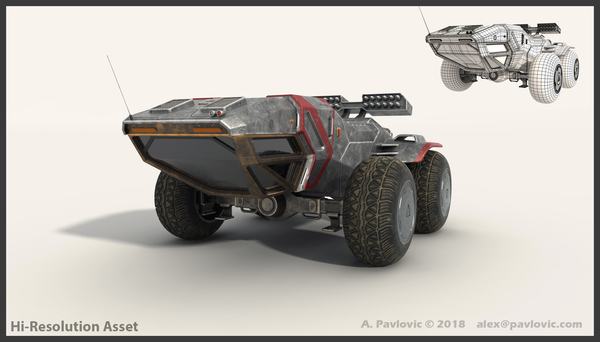 Aleksandar Pavlovic - Sci-Fi Tactical Terrain Vehicle