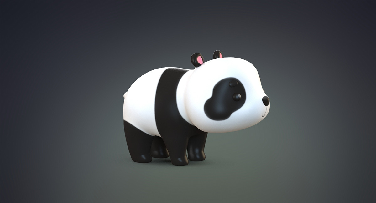 Anko 3d - Cartoon Panda