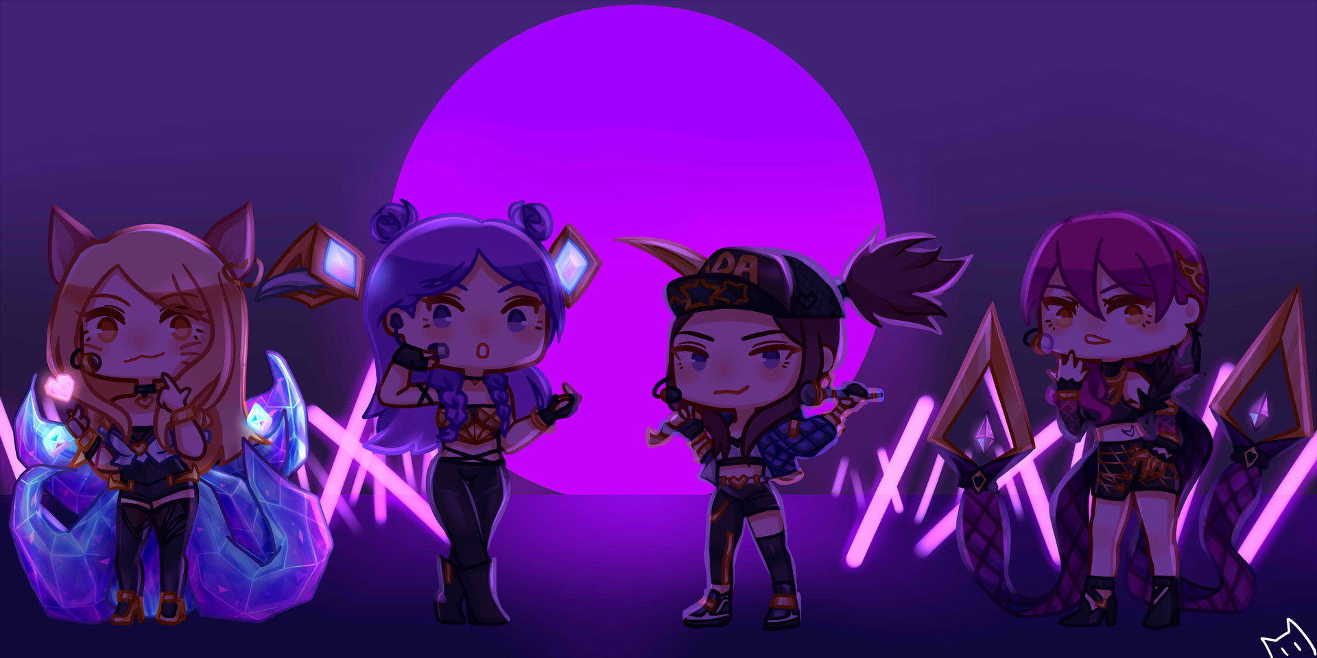 Artstation K Da Full Team Chibi Astrid Della