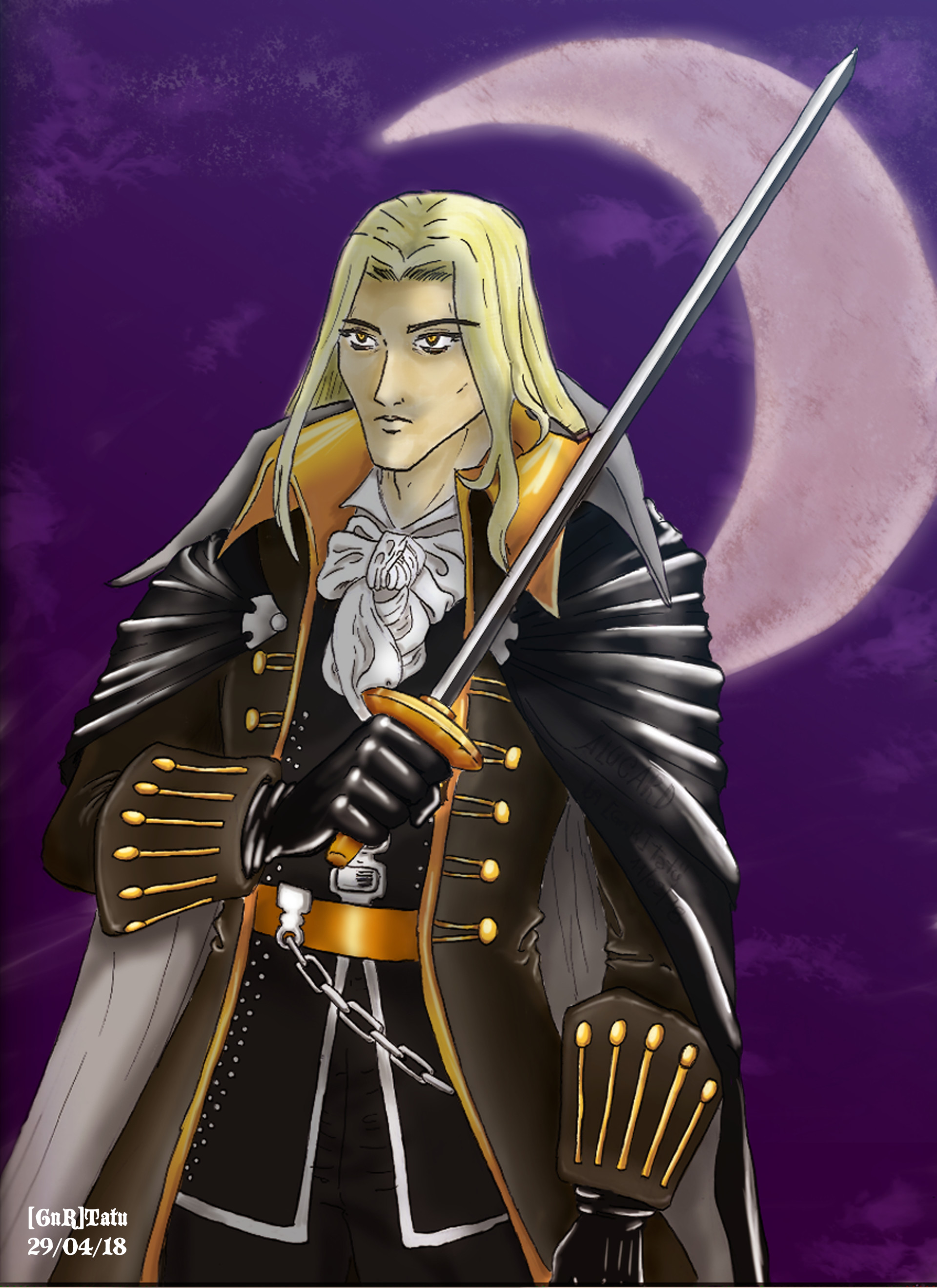 Tatiana Zapata Fanart Alucard Castlevania
