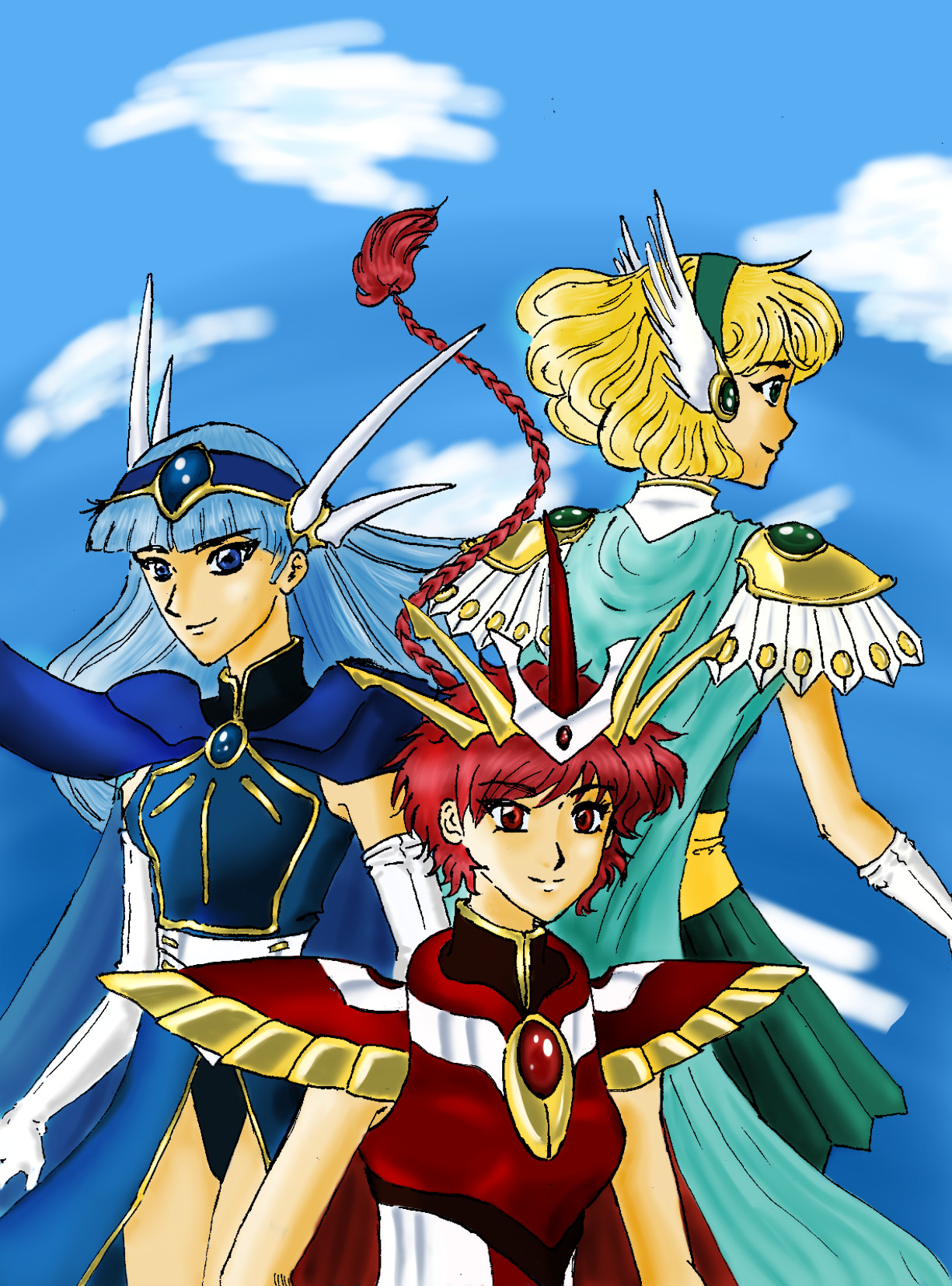 Tatiana Zapata Fanart Magic Knight Rayearth