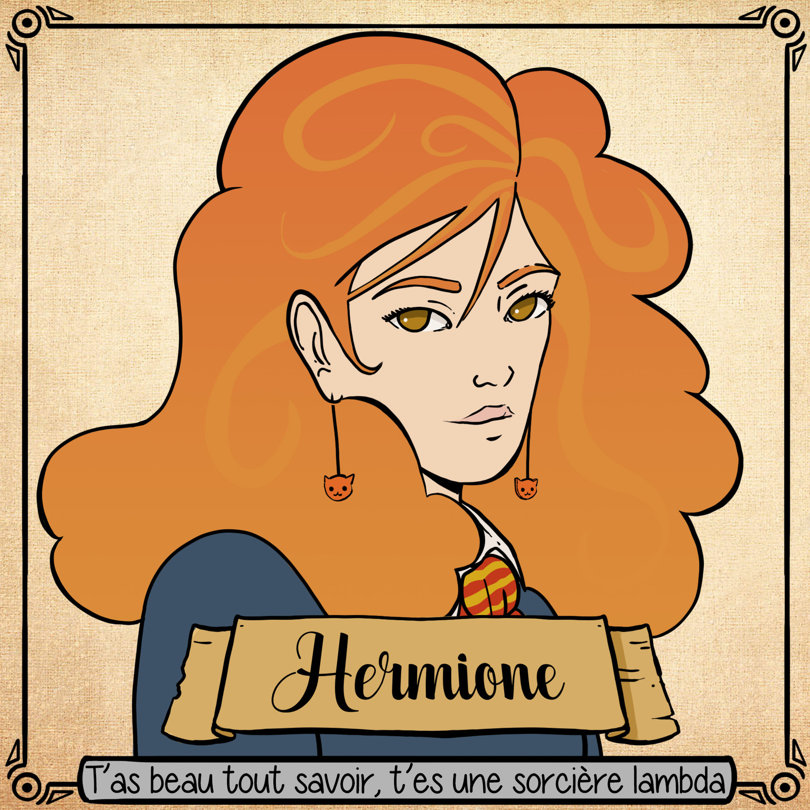 Hermione a beau être cool, c'est une villageoise, comme les autres !