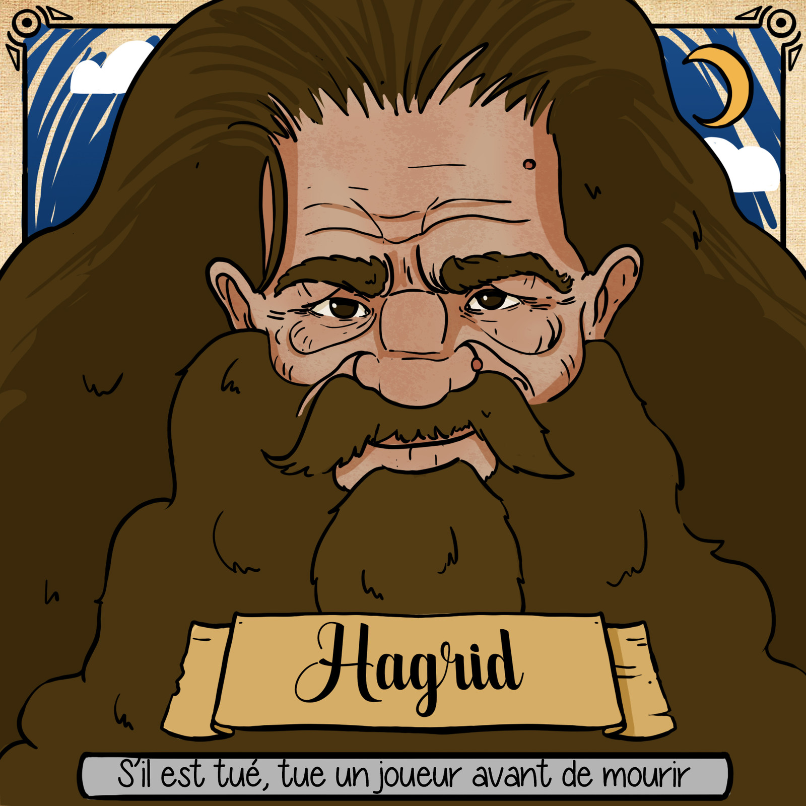 Le chasseur n'est autre que Hagrid !