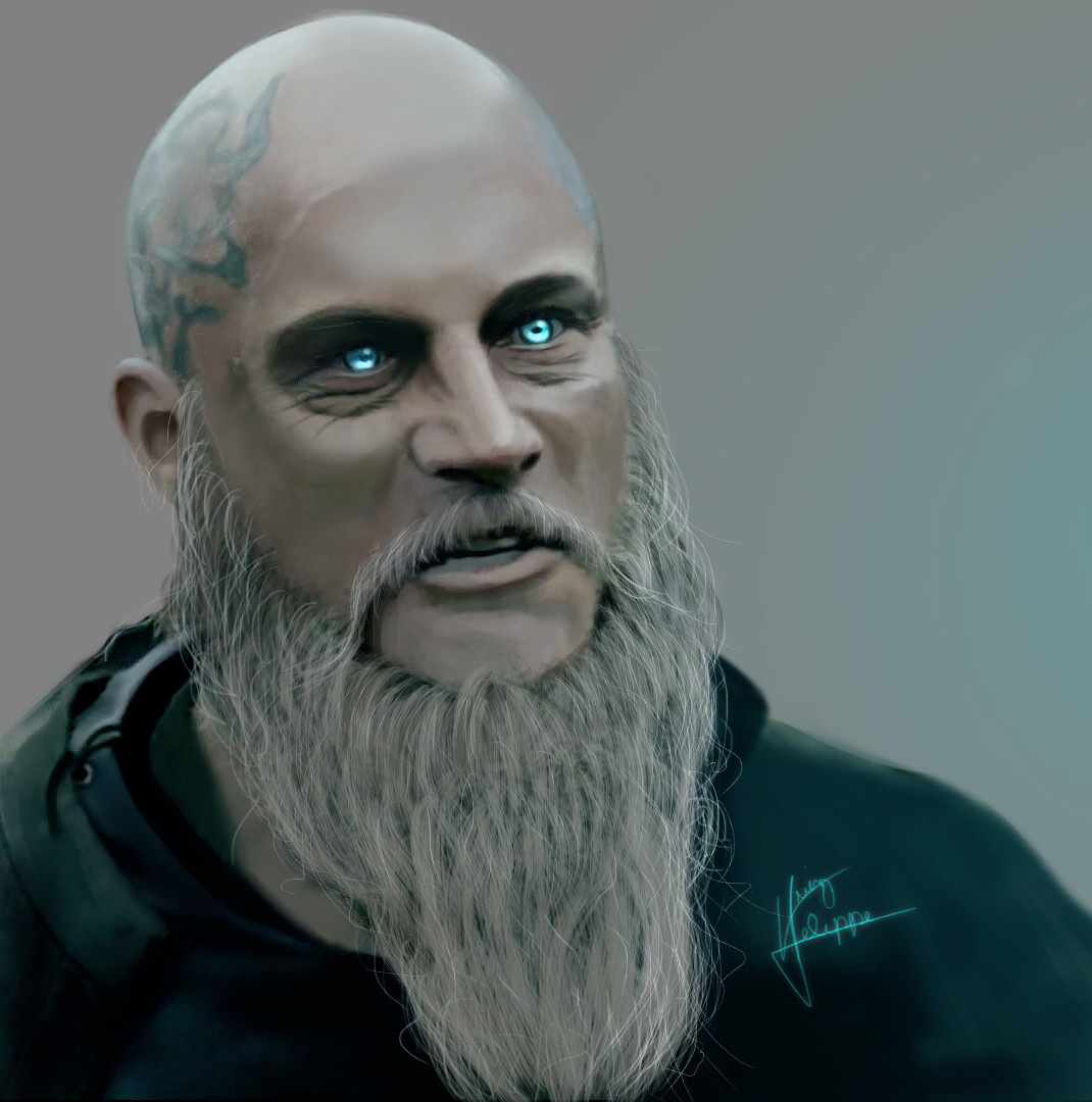 Artstation Ragnar Lothbrok Luiz Felippe Araujo