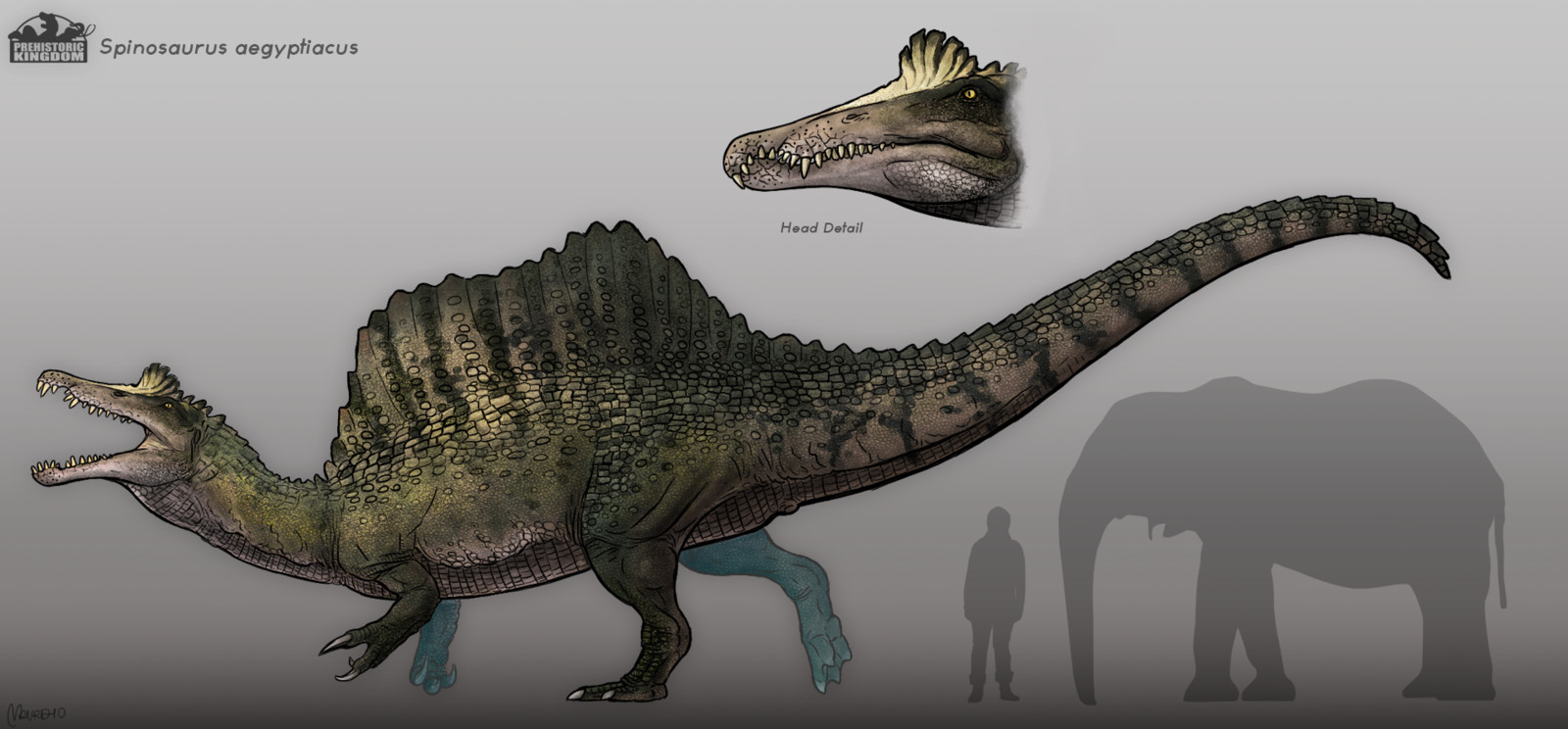 spinosaurus v