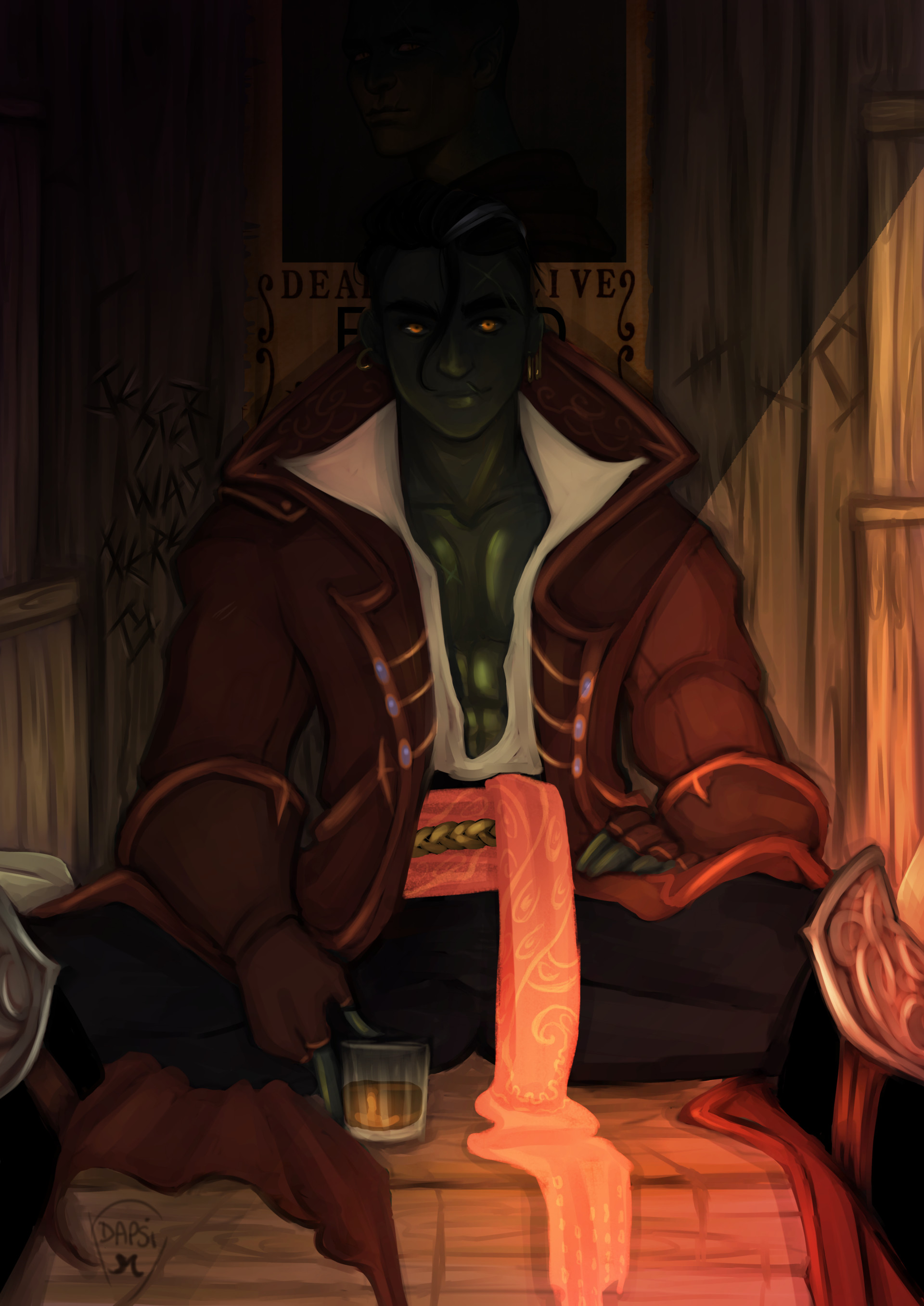 Artstation Pirate King Alexiel April