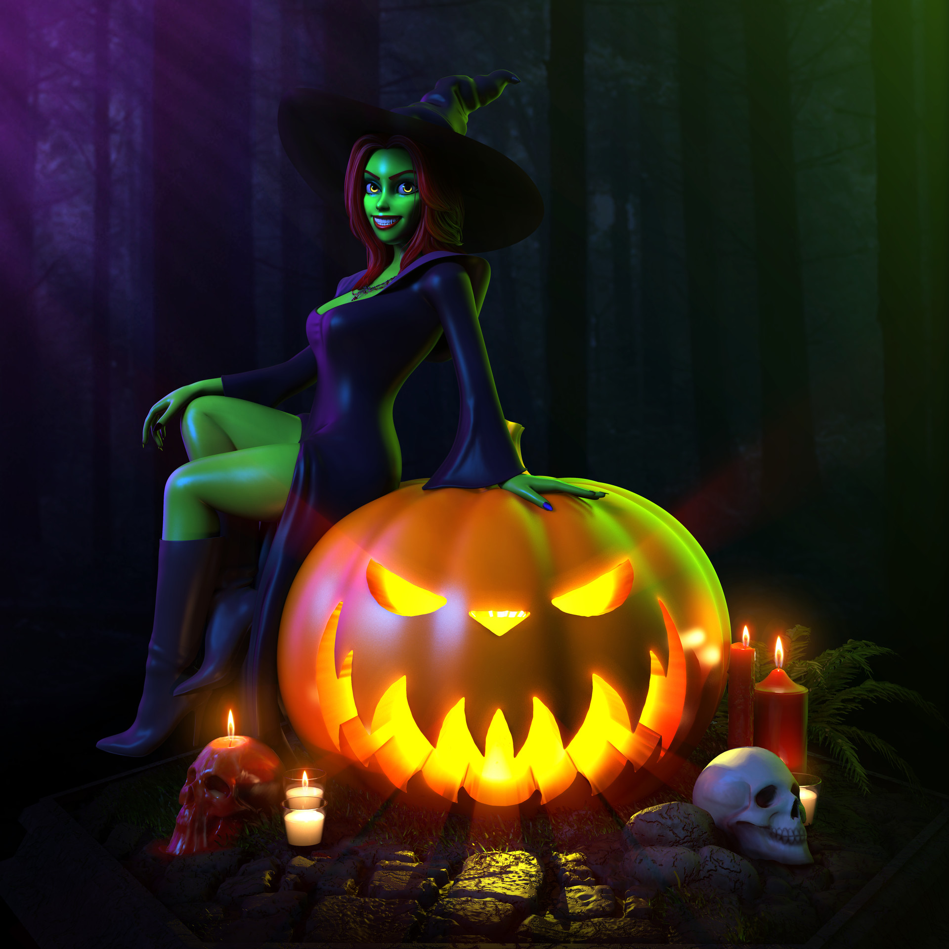 Halloween Witch, Vini Fernandes.