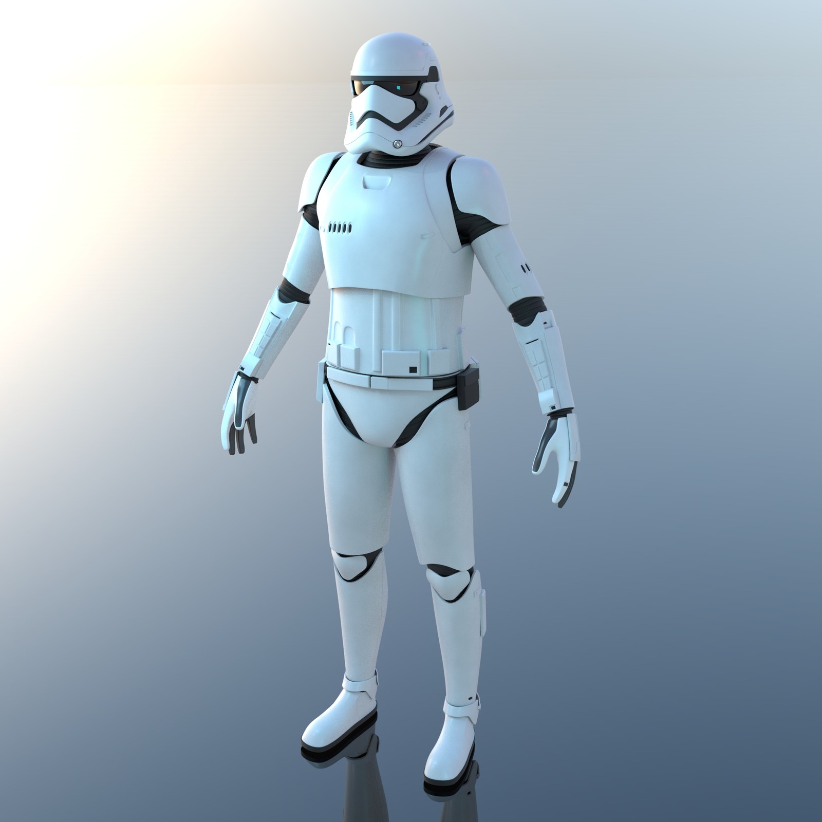 first order stormtrooper 3d model