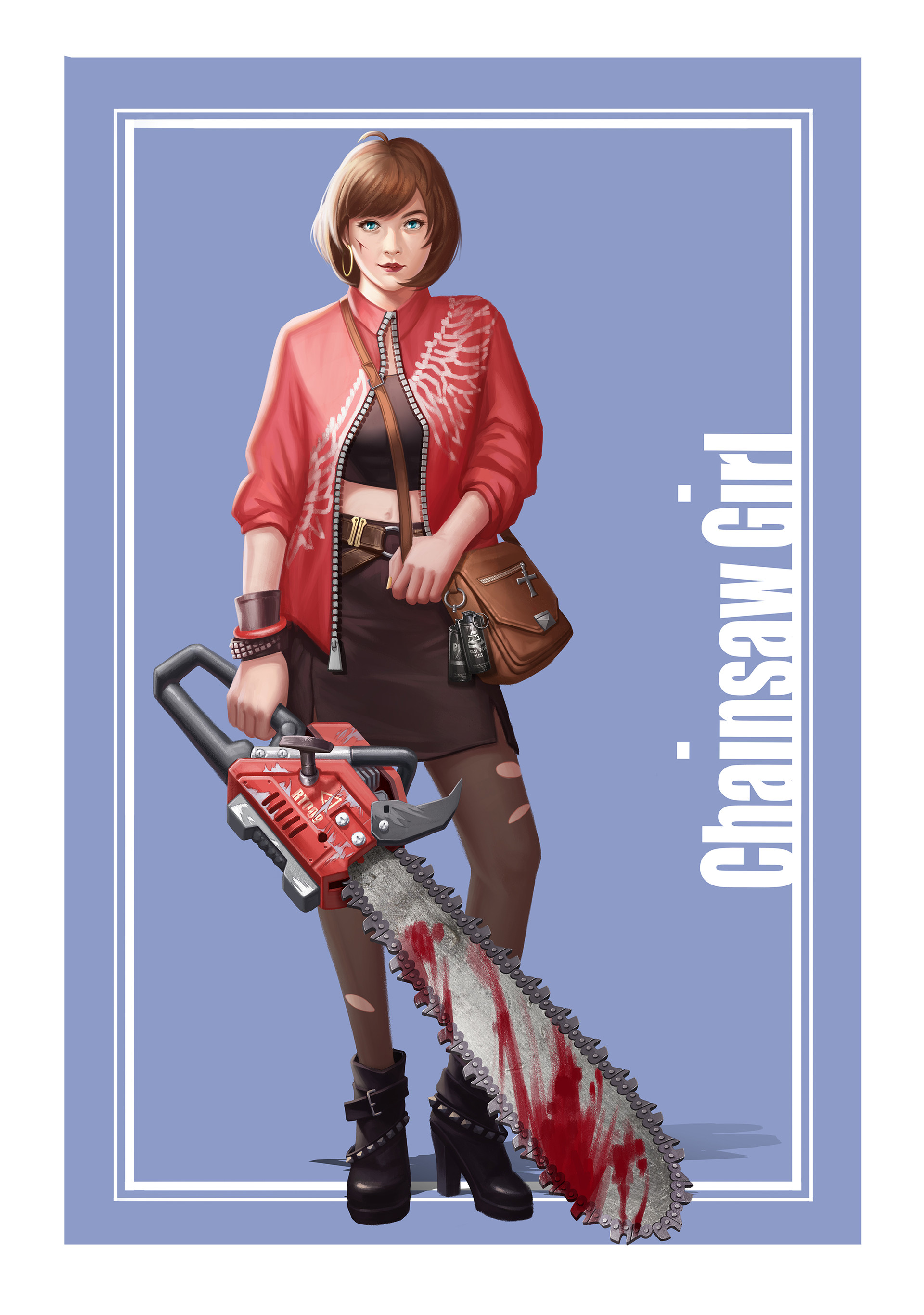the Wind Gone with Chainsaw Girl